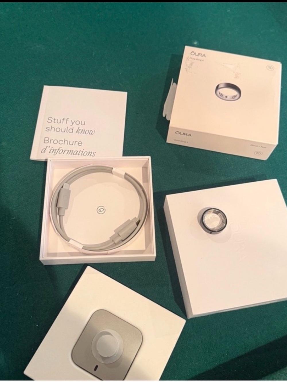 Oura Ring Gen 4, black color, Brand new in the box